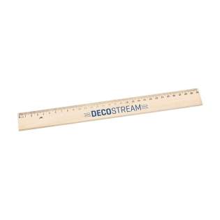 Règle (30 cm) en bois de tilleul, avec bande en métal incorporée. Règle (30 cm) en bois de tilleul, avec bande en métal incorporée.