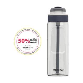 Gebruiksvriendelijke waterfles van het merk Kambukka®. Dankzij de Spout dop met drinktuit en het gebogen rietje hoef je je hoofd niet te kantelen om de fles leeg te drinken. Veilig tijdens het rijden en gemakkelijk tijdens het sporten. Gesloten wordt de drinktuit beschermd tegen vuil. • Van helder en geurloos Tritan™ Renew - 50% gecertificeerd gerecycled materiaal • excellente kwaliteit • BPA-vrij • universele dop: past ook op andere Kambukka® drinkflessen • de fles en het deksel zijn vaatwasserbestendig - voor behoud van de opdruk wordt met de hand afwassen aanbevolen • 100% lekvrij • inhoud 750 ml.     VOORRAAD INFORMATIE: Tot 1.000 stuks beschikbaar binnen 10 werkdagen. Uitzonderingen voorbehouden.