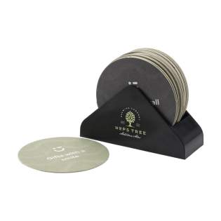 WoW! Triangular beer coaster holder made from recycled plastic. Suitable for storing all common sizes of felt pads. With plenty of space for a striking print on both sides. Made in Germany. WoW! Triangular beer coaster holder made from recycled plastic. Suitable for storing all common sizes of felt pads. With plenty of space for a striking print on both sides. Made in Germany.