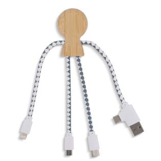 Mr. Bio Bamboo is onze nieuwste multi-oplaadkabel, met een dubbele USB & USB-C ingangsconnector en drie connectoren om je apparaten op te laden. Hij is gemaakt van bamboe en DuPont Tyvek kabels. Hij is verpakt in een stijlvolle, duurzame envelop van FSC-papier. Mr. Bio Bamboo is onze nieuwste multi-oplaadkabel, met een dubbele USB & USB-C ingangsconnector en drie connectoren om je apparaten op te laden. Hij is gemaakt van bamboe en DuPont Tyvek kabels. Hij is verpakt in een stijlvolle, duurzame envelop van FSC-papier.