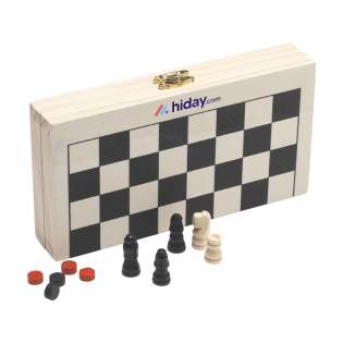 WoW! Spielschachtel mit 3 Spielen: Dame, Schach und Backgammon. Enthält Spielfiguren aus Holz und einen Würfel. Die Schachtel ist aus FSC 100% zertifiziertem Kiefernholz gefertigt. Mit Bildern der Brettspiele auf der Außen- und Innenseite. Inklusive Spielanleitung. Wird einzeln in einem Kraftkarton geliefert. WoW! Spielschachtel mit 3 Spielen: Dame, Schach und Backgammon. Enthält Spielfiguren aus Holz und einen Würfel. Die Schachtel ist aus FSC 100% zertifiziertem Kiefernholz gefertigt. Mit Bildern der Brettspiele auf der Außen- und Innenseite. Inklusive Spielanleitung. Wird einzeln in einem Kraftkarton geliefert.