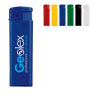 An electronic refillable lighter. Child-resistant. An electronic refillable lighter. Child-resistant.