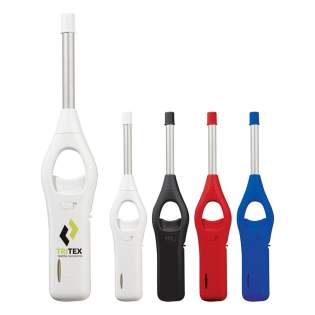Modernes, großes Stabfeuerzeug aus Kunststoff. Ideal zum Anzünden von Kerzen, Windlichtern oder einem Grill. Große Werbefläche. Mit Kindersicherung. Modernes, großes Stabfeuerzeug aus Kunststoff. Ideal zum Anzünden von Kerzen, Windlichtern oder einem Grill. Große Werbefläche. Mit Kindersicherung.