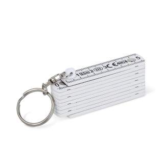 Porte-clés mètre pliant compact d'une longueur totale dépliée de 0,5 m. Calibrée pour des mesures précises, elle est parfaite pour les tâches rapides en déplacement. Elle se plie facilement pour être rangée et transportée. Porte-clés mètre pliant compact d'une longueur totale dépliée de 0,5 m. Calibrée pour des mesures précises, elle est parfaite pour les tâches rapides en déplacement. Elle se plie facilement pour être rangée et transportée.