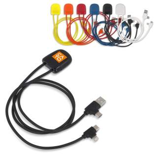 De 27Watt ICE-C oplaadkabel is onze nieuwste multi-oplaadkabel, met een dubbele USB & USB-C ingang en een dubbele USB-C & lightning uitgang. De kabel heeft een lengte van twee keer 50 cm en ondersteunt gegevensoverdracht en autoplay. De total... De 27Watt ICE-C oplaadkabel is onze nieuwste multi-oplaadkabel, met een dubbele USB & USB-C ingang en een dubbele USB-C & lightning uitgang. De kabel heeft een lengte van twee keer 50 cm en ondersteunt gegevensoverdracht en autoplay. De total...