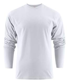 Moderne, aansluitende T-shirt lange mouwen met versterkte schoudernaden en dubbelgestikte halsopening. Elastaan in boord. Geribde nek in vier lagen. Aan de binnenzijde van de linkerzijnaad werd een zakje voorzien voor het innaaien van een waschip. Dit artikel bevat gecertificeerd organisch katoen en gecertificeerde gerecyclede materialen.  Oeko-Tex 100 certificeerd.