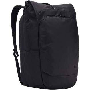 Der Case Logic Variate 17" Laptop-Rucksack ist ein eleganter und vielseitiger Begleiter für Arbeit, Reisen und den Alltag. Dank des Rolltop-Designs lässt sich das Volumen von 28 auf 33 Liter erweitern. So ist eine flexible Aufbewahrung im modernen Look möglich. Er besteht zu 85 % aus recycelten Materialien, darunter ein Außenmaterial, Futter und Mesh aus jeweils 100 % recyceltem Polyester. Zudem ist er mit einer PFAS-freien, wasserabweisenden Beschichtung versehen. Im Inneren befindet sich ein Fach für Laptops bis zu 17" sowie Platz für Tablet, Tastatur, Maus und weiteres Zubehör. Eine herausnehmbare Organisations-Tasche sorgt für Ordnung und erleichtert den Wechsel zwischen Zuhause und Büro. Außen bieten zwei erweiterbare Seitenfächer schnellen Zugriff auf Wasserflaschen oder Regenschirme. Der Rucksack wurde für den täglichen Komfort entwickelt und verfügt über eine atmungsaktive, gepolsterte Rückwand und Schultergurte sowie einen Durchzugsriemen zur einfachen Befestigung an Rollkoffern.
