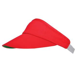 The cotton sun visor is the right solution if you’re looking for both cooling as well as a cool cap. Optimal ventilation on the top of your head, but still protecting your face from UV rays. Handy for on the golf or tennis court. The elastic band provides extra comfort.