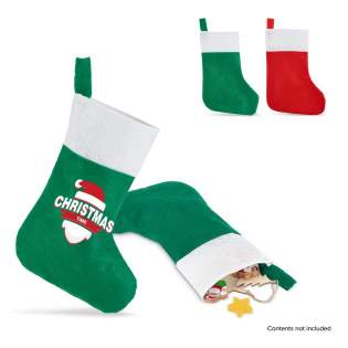Cette grande chaussette en feutre est parfaite pour être remplie de friandises et de cadeaux. Sa matière douce et son design classique en font un souvenir de vacances intemporel. Cette grande chaussette en feutre est parfaite pour être remplie de friandises et de cadeaux. Sa matière douce et son design classique en font un souvenir de vacances intemporel.