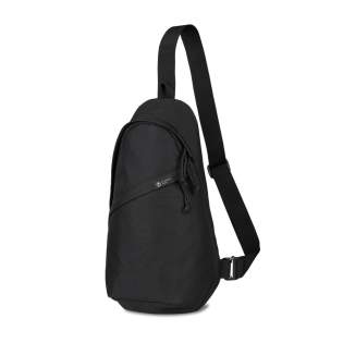 A modern and sustainable update to a classic sling bag using recycled fabric and webbing made from plastic bottles. Front zippered pocket for storing accessories. Dual zippered opening to large main compartment. Adjustable, ambidextrous shoulder strap for customised wearing.Includes AWARE™ Virtual ID & Product passport, which delivers an indisputable way to track and validate textile composition impact from origin to consumer. To access, scan the QR code located inside the product or visit wearaware.co to learn more. Available across both sides of the Atlantic. This item is also offered by Gemline for customers in the US and Canada.<br /><br />PVC free: true