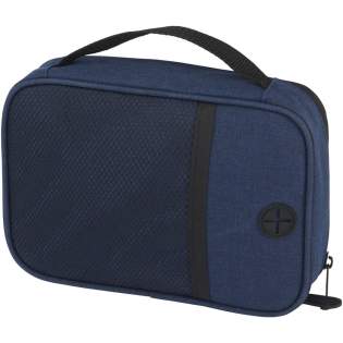 The Ross GRS recycled tech pouch is ideal for people constantly on the go, and can keep power banks, charging cables, or any other electronic accessories organised. Featuring multiple pockets, elastic loops, and a cord pass-through patch allowing for storage of a power bank inside the pouch while charging a phone. It also has a plastic carabiner hook for attachment to another bag. Capacity: 1 litre. The Ross GRS recycled tech pouch is ideal for people constantly on the go, and can keep power banks, charging cables, or any other electronic accessories organised. Featuring multiple pockets, elastic loops, and a cord pass-through patch allowing for storage of a power bank inside the pouch while charging a phone. It also has a plastic carabiner hook for attachment to another bag. Capacity: 1 litre.