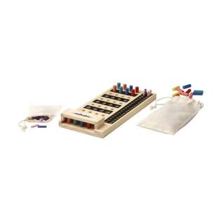 WoW! Dit spel bestaat uit een speelbord van vurenhout en 140 pionnen in diverse kleuren en in 2 afmetingen. De pionnen zijn gemaakt van FSC 100% bamboe en worden geleverd in een katoenen pouch - gesorteerd op formaat. Inclusief spelregels. Dit spel is een leuke breinbreker voor twee personen. Ontdek jij de geheime code? Per set in kraft doos. WoW! Dit spel bestaat uit een speelbord van vurenhout en 140 pionnen in diverse kleuren en in 2 afmetingen. De pionnen zijn gemaakt van FSC 100% bamboe en worden geleverd in een katoenen pouch - gesorteerd op formaat. Inclusief spelregels. Dit spel is een leuke breinbreker voor twee personen. Ontdek jij de geheime code? Per set in kraft doos.