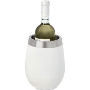 Double-walled stainless steel wine cooler with a colourful outer layer. The interior steel layer is easy to clean and keeps the wine nice and chilled. Double-walled stainless steel wine cooler with a colourful outer layer. The interior steel layer is easy to clean and keeps the wine nice and chilled.