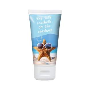 50 ml Sonnenschutzcreme LSF50, wasser resistent, mit Panthenol und Vitamin E, hergestellt in Deutschland gemäß der europäischen Kosmetikverordnung 1223/2009 /EG. 50 ml Sonnenschutzcreme LSF50, wasser resistent, mit Panthenol und Vitamin E, hergestellt in Deutschland gemäß der europäischen Kosmetikverordnung 1223/2009 /EG.