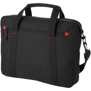 Functionele 15.4'' laptop tas met gevoerd laptopvak en verstelbare schouderbanden.