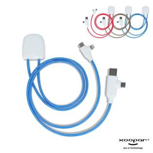 De Xoopar Light up oplaadkabel, 2x 50cm lang, biedt naadloos laden en CarPlay-functionaliteit. Dubbele in-/uitgang, tot 27W snel laden. LED-snelheid geeft laadsnelheid aan. Van gerecycled plastic. De Xoopar Light up oplaadkabel, 2x 50cm lang, biedt naadloos laden en CarPlay-functionaliteit. Dubbele in-/uitgang, tot 27W snel laden. LED-snelheid geeft laadsnelheid aan. Van gerecycled plastic.