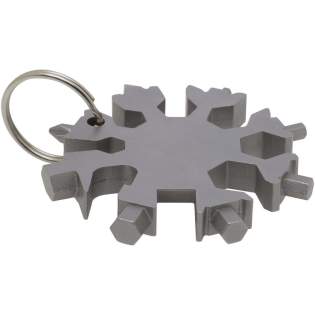 Un outil à 8 fonctions robuste et compact en acier inoxydable que vous pouvez emporter avec vous sur vos clés. Un outil à 8 fonctions robuste et compact en acier inoxydable que vous pouvez emporter avec vous sur vos clés.