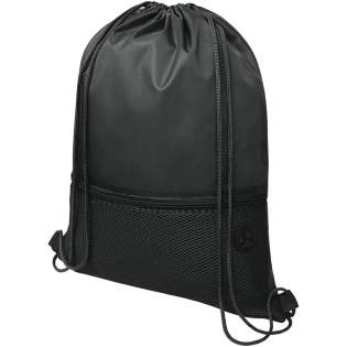 Rugzak met hoofdvak met trekkoordsluiting in bijpassende kleur. Beschikt over een mesh voorvak met rits en een opbergvak voor oortjes. Geschikt voor een gewicht tot 5 kg. Rugzak met hoofdvak met trekkoordsluiting in bijpassende kleur. Beschikt over een mesh voorvak met rits en een opbergvak voor oortjes. Geschikt voor een gewicht tot 5 kg.