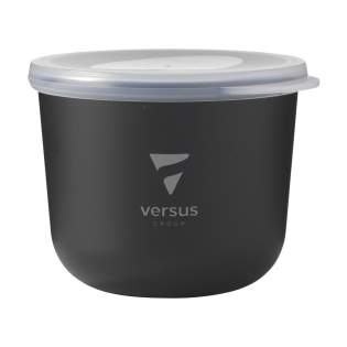 Wiederverwendbare Lunchbox mit transparentem Deckel aus 100% recycelbarem PP. Ideal für unterwegs oder für das Mittagessen in der Schule oder am Arbeitsplatz. Kann auch als Frischhaltebox verwendet werden. Um ein Auslaufen zu verhindern, sollte die Lunchbox mit Inhalt aufrecht transportiert werden. Mikrowellengeeignet. BPA-frei. Nicht spülmaschinengeeignet. Made in Germany. Fassungsvermögen 650 ml. Wiederverwendbare Lunchbox mit transparentem Deckel aus 100% recycelbarem PP. Ideal für unterwegs oder für das Mittagessen in der Schule oder am Arbeitsplatz. Kann auch als Frischhaltebox verwendet werden. Um ein Auslaufen zu verhindern, sollte die Lunchbox mit Inhalt aufrecht transportiert werden. Mikrowellengeeignet. BPA-frei. Nicht spülmaschinengeeignet. Made in Germany. Fassungsvermögen 650 ml.