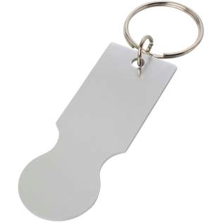 De Rhea metalen sleutelhanger met trolleymuntje is ontworpen om op de meeste supermarktkarretjes te passen, zodat je ze kunt ontgrendelen zonder munten of tokens. De Rhea metalen sleutelhanger met trolleymuntje is ontworpen om op de meeste supermarktkarretjes te passen, zodat je ze kunt ontgrendelen zonder munten of tokens.