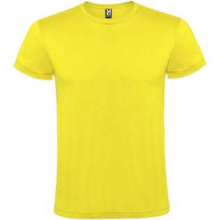 Tubular short-sleeve t-shirt. 1x1 ribbed crew neck with inner covered seams.