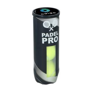 Set van drie padelballen in een opvallende kleur. Deze hoogwaardige padelballen zijn ontworpen voor optimale prestaties en langdurig gebruik. Dankzij het robuuste materiaal bieden ze een consistente stuit en zijn ze geschikt voor alle ondergronden – van kunstgras en beton tot indoorbanen. Geleverd per set in een kunststof koker. Per set verpakt.