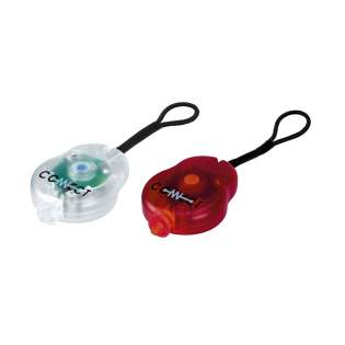 Mini bike light set: a bright white LED front light and bright red LED rear light, with elastic loops. Equipped with 2 modes - flashing and continuous. Incl. batteries and instructions. Each set in a sturdy case with magnetic closure.
