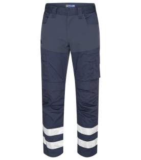 • werkbroek in volledige stretch voor een maximale bewegingsvrijheid en comfort<br />• moderne pasvorm, slim fit model<br />• 2 reflecterende banden op elke broekspijp<br />• beenzakken met ritssluiting, telefoonzakken aan beide zijden en afsluitbaar met velcro<br />• duimstokzak aan de rechterzijde<br />• kniezakken aan de binnenzijde, aanpasbaar in 2 hoogtes<br />• mogelijkheid om spijkerzakken (ref: 9042) te bevestigen <br />• verborgen knoop • werkbroek in volledige stretch voor een maximale bewegingsvrijheid en comfort<br />• moderne pasvorm, slim fit model<br />• 2 reflecterende banden op elke broekspijp<br />• beenzakken met ritssluiting, telefoonzakken aan beide zijden en afsluitbaar met velcro<br />• duimstokzak aan de rechterzijde<br />• kniezakken aan de binnenzijde, aanpasbaar in 2 hoogtes<br />• mogelijkheid om spijkerzakken (ref: 9042) te bevestigen <br />• verborgen knoop