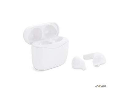 These touch control earbuds are ideal for listening to music and making phone calls wherever you are. Remove them from the charging case and they are ready to use with your smartphone or device. The charging case has an ideal imprint area for any logo.