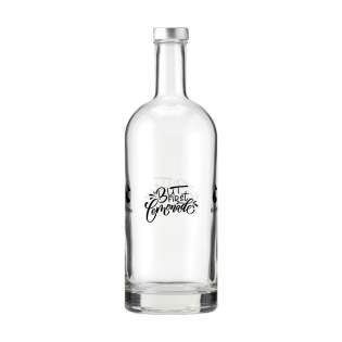 Stilvolle Glaswasserflasche mit Schraubverschluss und stabilem Boden. Das zeitlose Design macht diese Flasche ideal als Tischflasche und besonders geeignet für den Einsatz in der Gastronomie. Die Flasche ist spülmaschinengeeignet, der Verschluss nicht. Um den Aufdruck zu erhalten, wird Handwäsche empfohlen. Fassungsvermögen 1L. Stilvolle Glaswasserflasche mit Schraubverschluss und stabilem Boden. Das zeitlose Design macht diese Flasche ideal als Tischflasche und besonders geeignet für den Einsatz in der Gastronomie. Die Flasche ist spülmaschinengeeignet, der Verschluss nicht. Um den Aufdruck zu erhalten, wird Handwäsche empfohlen. Fassungsvermögen 1L.