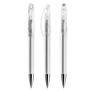 The icon, slightly redesigned, with a larger clip and an even more flexible twist mechanism. The evolution of the classic pen.