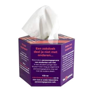 Hexagon Taschentuchbox gefüllt mit 100 Stück 3-lagigen Tissues. Hexagon Taschentuchbox gefüllt mit 100 Stück 3-lagigen Tissues.