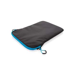 Safely store your laptop in the lightweight yet strong 15.4" laptop sleeve with zip at the top. The zip contrast detail add a splash of colour and a touch of sporty style to the overall design. PVC free.<br /><br />FitsLaptopTabletSizeInches: 15.4<br />PVC free: true