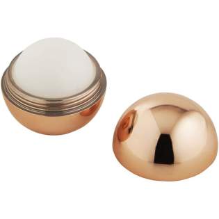 Baume à lèvres à l'arôme de vanille pour garder les lèvres humides et les protéger du soleil (SPF 15). Le tube est en plastique.
