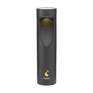 Lampe LED solaire en plastique de la marque Grundig. La lampe sans fil est équipée d'un panneau solaire. Dès qu'il fait noir, la lampe s'allume automatiquement et illumine le jardin d'une lumière blanche et chaude. L'éclairage de jardin d'ambiance idéal à l'énergie solaire. Équipé d'un piquet de terre et facile à déplacer. Bouton marche/arrêt sous le capot supérieur. Puissance lumineuse de 6 à 8 heures après avoir été complètement chargée. Comprend une pile AA Ni-MH 1,2 V. 600 mAh. Par pièce dans une boîte.