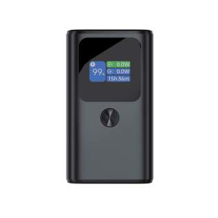 The Urban Vitamin Campbell powerbank is a state-of-the-art charging solution designed to keep you powered on the go. With a powerful 10,000 mAh capacity packed into a pocket-sized design, this charger ensures your devices are always ready when you need them. Featuring a high-quality TFT colour display, the Campbell provides real-time information on charging speed and other essential details, giving you complete control and insight. Equipped with three output ports, including two USB-C and one USB-A, it delivers an impressive 55W of power, capable of charging smartphones, tablets, and even laptops and MacBooks at full speed. Crafted from durable aluminium, it combines premium aesthetics with a robust build, making it a stylish and reliable accessory for modern lifestyles. Urban Vitamin products are made without PVC and are packed in plastic-reduced packaging.<br /><br />PowerbankCapacity: 10000<br />PVC free: true