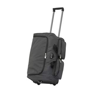 Exklusive Trolleytasche mit ausziehbarem Teleskopgriff, 2 Rollen, großem Hauptfach und 4 Reißverschlussfächern an der Vorderseite. Ausgeführt in wasserabweisendem Duo-Tone 600 D Polyester in Carréstruktur und ausgekleidet mit einem schicken Futter. Fassungsvermögen ca. 31,5 Liter. Exklusive Trolleytasche mit ausziehbarem Teleskopgriff, 2 Rollen, großem Hauptfach und 4 Reißverschlussfächern an der Vorderseite. Ausgeführt in wasserabweisendem Duo-Tone 600 D Polyester in Carréstruktur und ausgekleidet mit einem schicken Futter. Fassungsvermögen ca. 31,5 Liter.