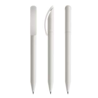 Made from bioplastic. The body surface and mechanism of the DS3 Biotic Pen are manufactured from 100% renewable raw materials. For the DS3 Biotic Pen “Sand” this includes polyactide (PLA) and wood-plastic composites (WPC). The complete writing instrument (incl. refill and spring) is up to 75% biodegradable. Please note that bioplastics react more strongly to environmental factors such as heat, light, pressure and moisture. Complies with the EN 13432 standard for the compostability of bioplastics.