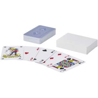 Klassiek kaartspel van kraftpapier met 54 speelkaarten (inclusief 2 jokers). Geleverd in een doosje van gecertificeerd kraftpapier van duurzame bronnen.