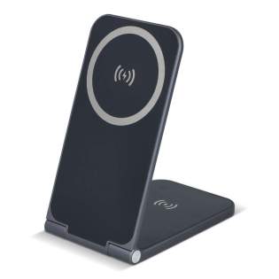 The Xoopar Zero is a super-slim 2-in-1 charger for your iPhone (15W) and AirPods (5W). Compatible with MagSafe and features an adjustable viewing angle, ideal for video calling. Made of recycled aluminum: stylish, functional and durable all in one. The Xoopar Zero is a super-slim 2-in-1 charger for your iPhone (15W) and AirPods (5W). Compatible with MagSafe and features an adjustable viewing angle, ideal for video calling. Made of recycled aluminum: stylish, functional and durable all in one.