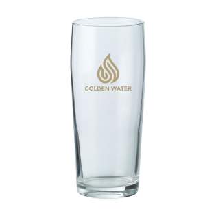 Narrow, tall beer glass. A popular glass which is widely used in the hospitality industry and associations. Capacity 180 ml.