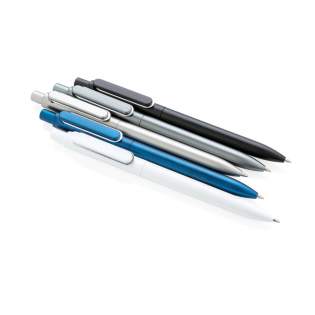 Unique metallic finish ballpoint pen with stunning metal clip design. Including ca. 1200m writing length German Dokumental® blue ink refill with TC-ball for ultra smooth writing.