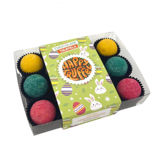Happy Truffle Easter chocolate truffles - 12 pieces