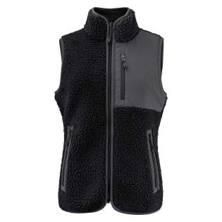 Bicolor teddy fleece bodywarmer. Contrasterende stof op de linkerborst en als afwerking van de naden. Borstzak en zijzakken met ritssluiting. Dit artikel is verpakt in een composteerbare polybag. Bicolor teddy fleece bodywarmer. Contrasterende stof op de linkerborst en als afwerking van de naden. Borstzak en zijzakken met ritssluiting. Dit artikel is verpakt in een composteerbare polybag.