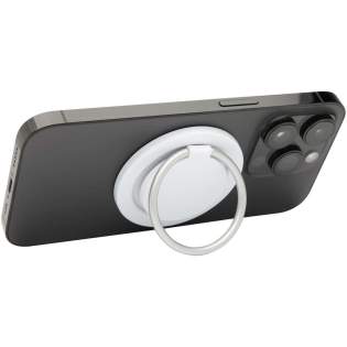 Die Albali ist ein praktisches Smartphone-Accessoire aus recyceltem Kunststoff. Entwickelt für iPhones ab Modell 12, verfügt es über einen starken Magnetverschluss und einen integrierten Ringständer, der gleichzeitig als sicherer Griff oder praktischer Ständer dient – perfekt für freihändiges Nutzen und zusätzliche Sicherheit für Ihr Telefon.