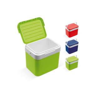 The classic cool box is a lightweight and compact cool box and ideal to take with you to the campsite or the beach for example to keeps food and drinks cool. The cool box has a useful handle.