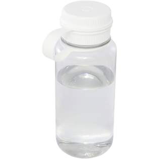 Single-walled sport bottle made from RCS certified RPET, featuring a screw-on top and leak-proof lid with a convenient handle for carrying that is integrated with the cap. Dual opening construction for easy cleaning and filling. In compliance with the EFSA-approved (European Food Safe Authority) PET recycling process. Volume capacity: 900 ml. Single-walled sport bottle made from RCS certified RPET, featuring a screw-on top and leak-proof lid with a convenient handle for carrying that is integrated with the cap. Dual opening construction for easy cleaning and filling. In compliance with the EFSA-approved (European Food Safe Authority) PET recycling process. Volume capacity: 900 ml.
