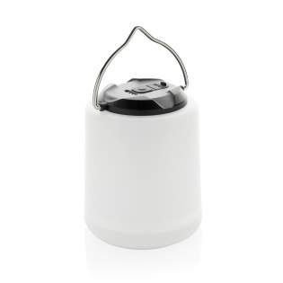 Lampe de table portable rechargeable en plastique recyclé Limio RCS est une solution d'éclairage polyvalente pour l'intérieur et l'extérieur. Conçue pour être posée sur une table ou suspendue selon les besoins, elle est dotée d'une batterie rechargeable alimentée par USB-C, offrant jusqu'à 4 heures d'éclairage et se rechargeant complètement en seulement 2 heures. La lumière LED fournit jusqu'à 300 lumens et offre trois modes : fort, atténué et clignotant, pour répondre à différents besoins d'éclairage. Avec un indice d'étanchéité IPX4, elle peut être utilisée dans des conditions humides. Le boîtier est fabriqué en plastique ABS recyclé certifié RCS. La norme RCS (Recycled Claim Standard) permet de vérifier le contenu recyclé d'un produit tout au long de la chaîne d'approvisionnement. Contenu recyclé total : 25 % par rapport au poids total de l'article. Cette lampe ne contient pas de PVC et est emballée dans une boîte kraft certifiée FSC.<br /><br />Lightsource: LED<br />PVC free: true