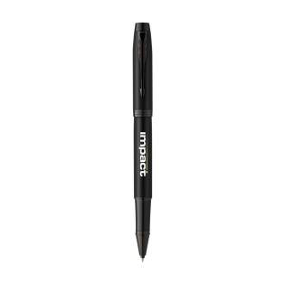 Schwarz schreibender Tintenroller der Marke Parker. Mit schlanker, konischer Form und exklusivem Design. Das Edelstahlgehäuse mit trendiger, matter PVD-Beschichtung verleiht diesem Rollerpen eine moderne, kraftvolle Ausstrahlung. Schön kombiniert mit dem Kunststoffvorderteil und hochglanzpolierten schwarzen Akzenten. Mit abnehmbarer Kappe und ikonischem Pfeilclip. Die Rollerballspitze und die schnelltrocknende Parker-Gelmine sorgen für ein flüssiges Schreibgefühl. Ideal als persönliches Geschenk und perfekt für den täglichen Gebrauch. Geliefert in einer Parker-Geschenkbox. Hergestellt in Europa. Verpackt pro Stück. Schwarz schreibender Tintenroller der Marke Parker. Mit schlanker, konischer Form und exklusivem Design. Das Edelstahlgehäuse mit trendiger, matter PVD-Beschichtung verleiht diesem Rollerpen eine moderne, kraftvolle Ausstrahlung. Schön kombiniert mit dem Kunststoffvorderteil und hochglanzpolierten schwarzen Akzenten. Mit abnehmbarer Kappe und ikonischem Pfeilclip. Die Rollerballspitze und die schnelltrocknende Parker-Gelmine sorgen für ein flüssiges Schreibgefühl. Ideal als persönliches Geschenk und perfekt für den täglichen Gebrauch. Geliefert in einer Parker-Geschenkbox. Hergestellt in Europa. Verpackt pro Stück.
