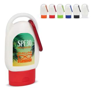 Handige SPF30 zonnebrandcrème in een compacte verpakking met karabijnhaak. Gemaakt van gerecycled kunststof. Eenvoudig aan een tas te bevestigen – ideaal voor festivals, buitenactiviteiten of onderweg.
Handige SPF30 zonnebrandcrème in een compacte verpakking met karabijnhaak. Gemaakt van gerecycled kunststof. Eenvoudig aan een tas te bevestigen – ideaal voor festivals, buitenactiviteiten of onderweg.